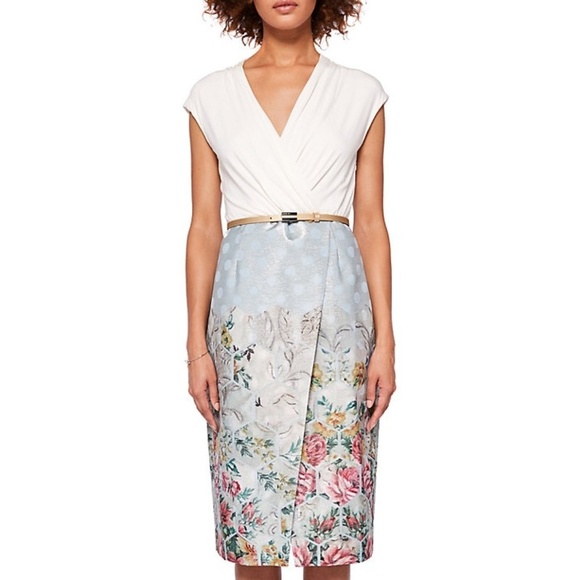 Ted Baker Dresses & Skirts - Ted Baker London Macal Patchwork Wrap Dress w/Belt Ted Baker Dresses & Skirts - Ted Baker London Macal Patchwork Wrap Dress w/Belt
